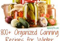 Winter Pantry Staples: 800 Canning Recipes