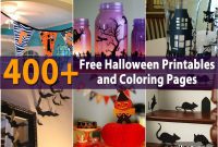Hundreds of Free Spooky Halloween Printables and Coloring Pages