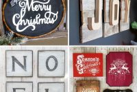 Handmade Holiday: 30+ Unique DIY Wooden Christmas Signs
