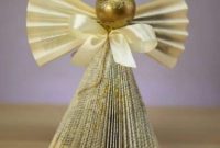 Upcycle an Old Book into a Stunning Christmas Angel