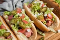 Bacon Wrapped Hot Dog Heaven