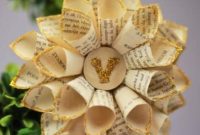 Literary Blooms: Crafting Flowers from Vintage Pages