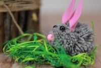 Craft Your Own Adorable Pom Pom Easter Bunnies