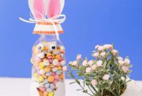 Adorable DIY Easter Bunny Candy Container