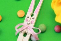 Painted Clothespin Bunnies: A Charming Craft