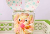 Craft an Adorable Easter Bunny Treat Holder from an Empty Nutella Container