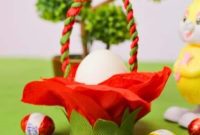 Blossoming Beauty: Craft Your Own Single Egg Easter Basket