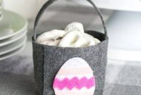 Make a No Sew Easter Basket Free Template Video Tutorial