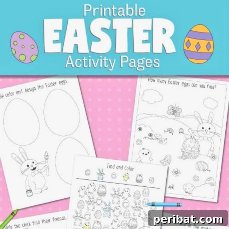 Hop into Fun! 9 Free Easter Coloring & Activity Printables 61 featured 50064
