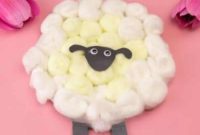 Fluffy Paper Plate Easter Sheep Craft