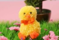 Craft Adorable Pom-Pom Easter Chicks at Home