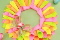 Transform Sticky Notes into a Vibrant Easter Wreath