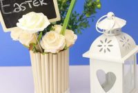 Rustic Easter Centerpiece: An Old Book’s New Chapter