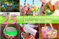 36 Charming and Clever Homemade Easter Basket Ideas