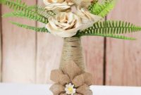 Rope Wrapped Bottles for Rustic Charm