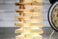 Transform Clothespins into a Stylish Lamp