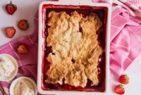 Deliciously Easy Strawberry Cobbler