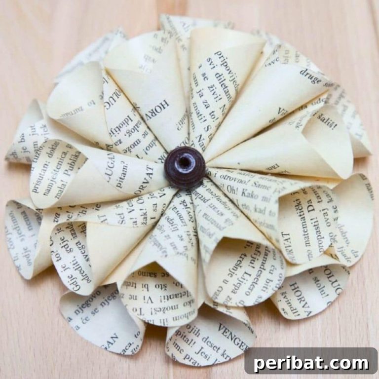 Literary Blooms: Crafting Flowers from Old Book Pages 140 featured 56652
