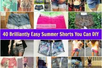 40 Smart & Easy DIY Shorts for Summer