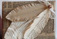 Repurpose Old Books into Decorative Feathers