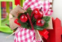 Cozy Plaid Tree Adornments