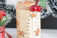 Upcycled Music Page Christmas Luminaria