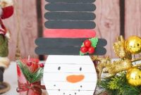 Easy & Adorable Popsicle Stick Snowman Tutorial