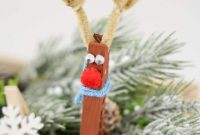 Transform Clothespins Into Adorable Reindeer Ornaments