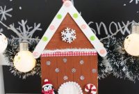 Whimsical Wooden Gingerbread House Charm