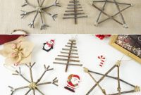 DIY Rustic Twig and Branch Christmas Ornaments