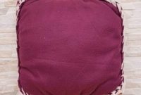 Easy 30-Minute No-Sew Reversible Fleece Pillow