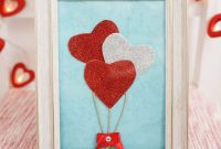 Dazzling Framed Hearts Valentine Decor