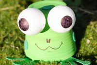 Whimsical Upcycled Flowerpot Frog Garden Art