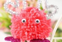 Make Adorable Pom Pom Valentine Monsters