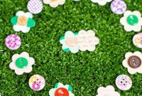 DIY Paper Button Blossoms