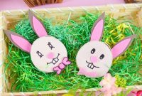 Crafting Whimsical Wood Slice Easter Bunnies