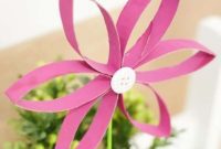 Cardboard Tube Flower Art