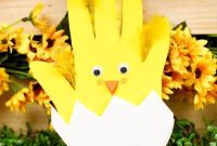 Easter Joy: Handprint Chick Cards for Little Artists