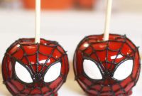 Web-Slinging Sweetness Homemade Spider-Man Candy Apples