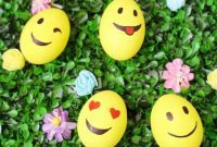Crafting Cheerful Emoji Easter Eggs