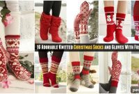 16 Charming Christmas Knits: Free Patterns for Socks and Gloves