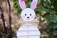 DIY Easter Paper Bunny Craft Free Printable Template