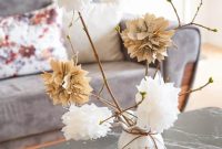 Vintage Page Petal Arrangement