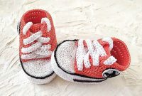 Crochet Adorable Baby Sneakers Free Pattern
