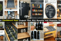 Transform Your Home: 50 Genius Chalkboard Paint Ideas for Beauty and Order