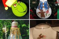 10 Clever & Easy Christmas Light Bulb Craft Ideas
