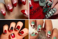 20 Ingenious DIY Christmas Nail Art Designs That Dazzle