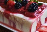 Wholesome Holiday Bliss: Low-Fat Strawberry Yogurt Dessert
