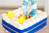 Charming Handmade Diaper Tub Shower Present