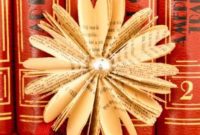 Charming Blooms from Repurposed Book Pages